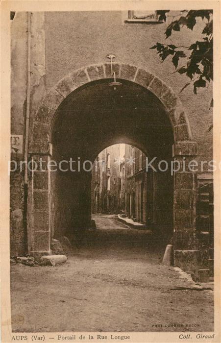 Aups Portal de la Rue Longue