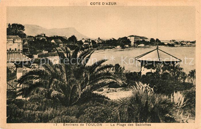 Les Sablettes La plage Côte d Azur