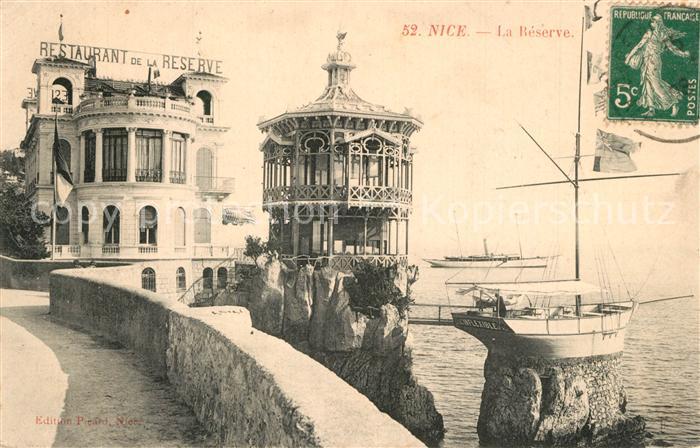 Nice Alpes Maritimes Restaurant de la Réserve Voilier