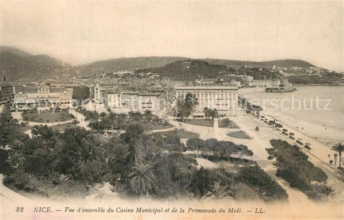 Nice Alpes Maritimes Vue d_ensemble du Casino Municipal et P