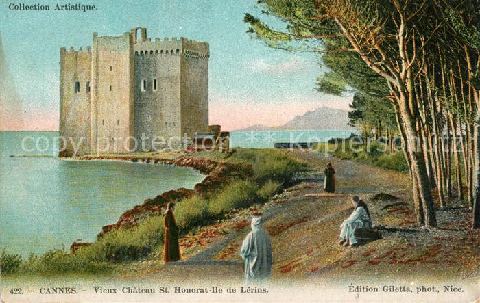 Cannes Alpes-Maritimes Vieux Chateau Saint Honorat Ile de Lérins