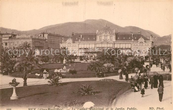 Nice Alpes Maritimes Casino Municipal et Jardin Public Côte d Azur
