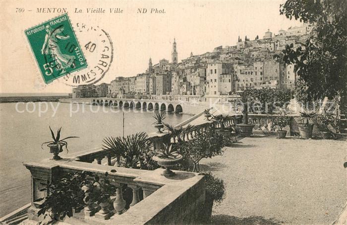 Menton Alpes Maritimes La vieille ville Côte d Azur