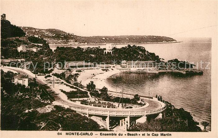Monte-Carlo Ensemble du Beach et Cap Martin Côte d Azur