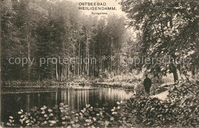 Heiligendamm Ostseebad Uferpartie am Spiegelsee