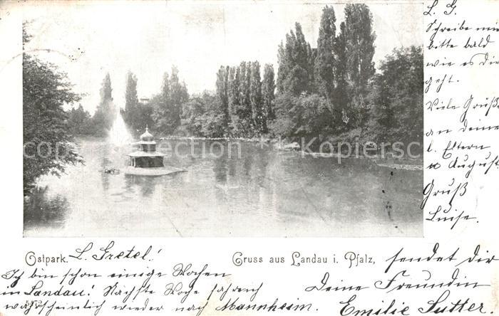 Landau Pfalz Schwanenteich Ostpark