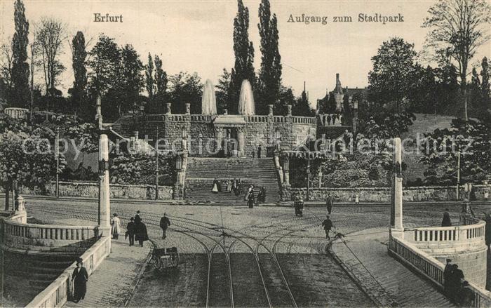 Erfurt Aufgang zum Stadtpark