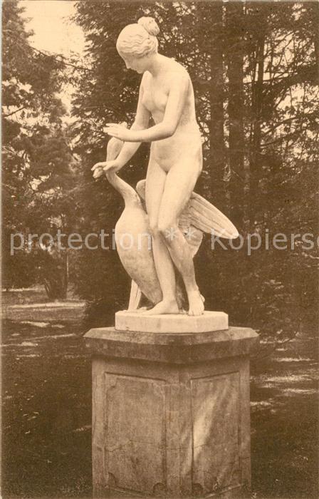 Dresden Kgl. Grosser Garten Leda mit dem Schwan Denkmal Statue