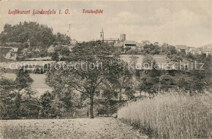 Lindenfels Odenwald Totalansicht Luftkurort