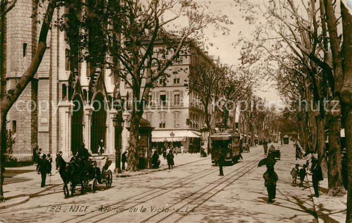 Strassenbahn Nice Avenue de la Victoire