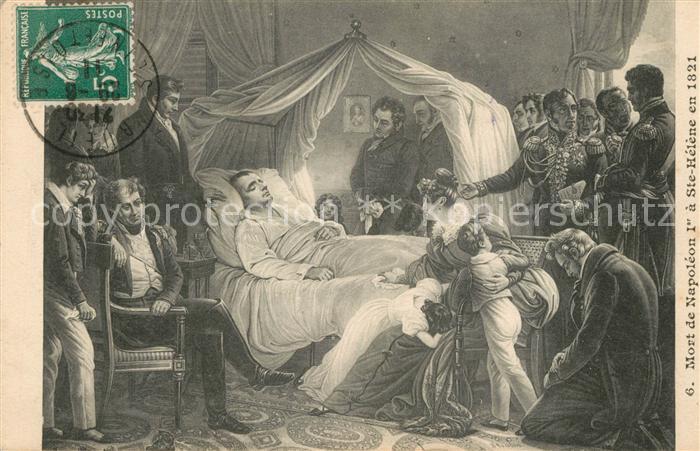 Napoleon Bonaparte Mort Ste-Helene en 1821