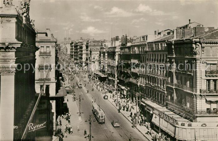 Strassenbahn Marseille Canebiere