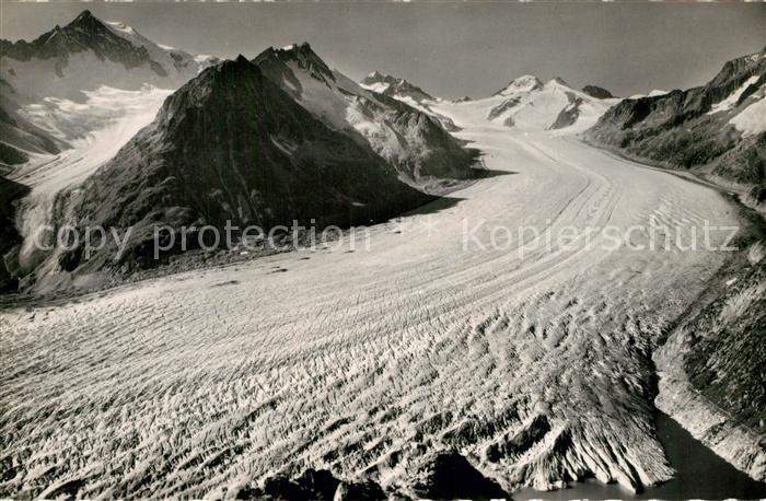 Gletscher Eggishorn Aletschgletscher M?rjelensee