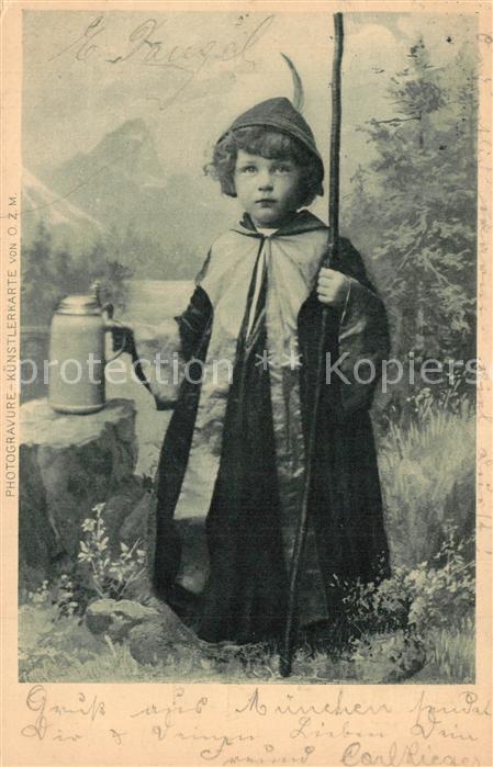 M?nchner Kindl K?nstlerkarte O. Z. M.