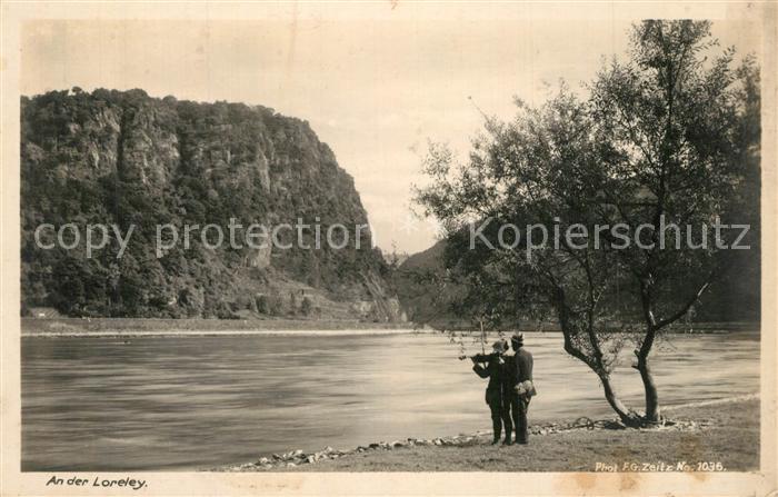 Foto Zeitz F.G. Nr. 1036 Loreley Geigenspieler