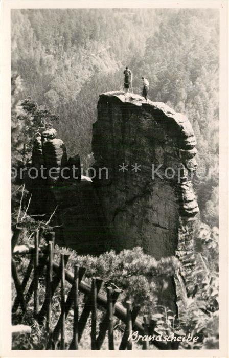 Klettern Bergsteigen Brandscheibe Hohnstein S?chsische Schweiz