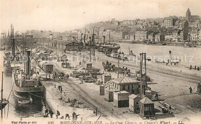 Boulogne-sur-Mer Quai Chanzy Port Bateaux