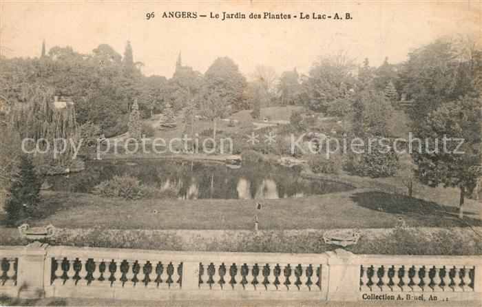 Angers Jardin des Plantes le lac