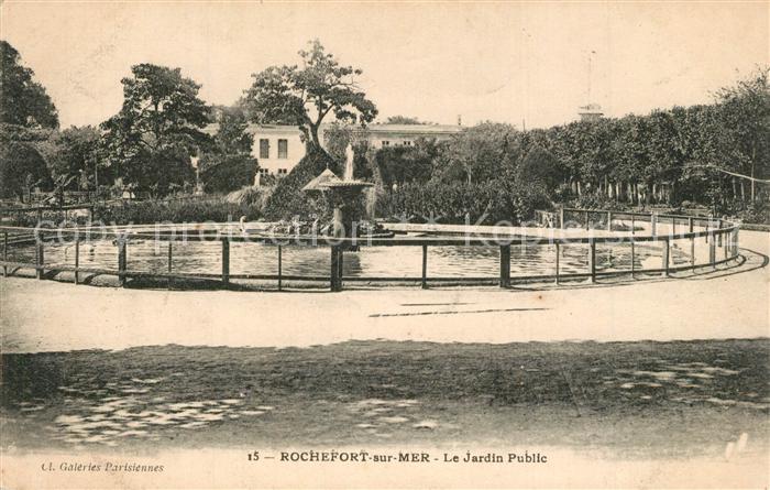 Rochefort sur Mer Jardin Public