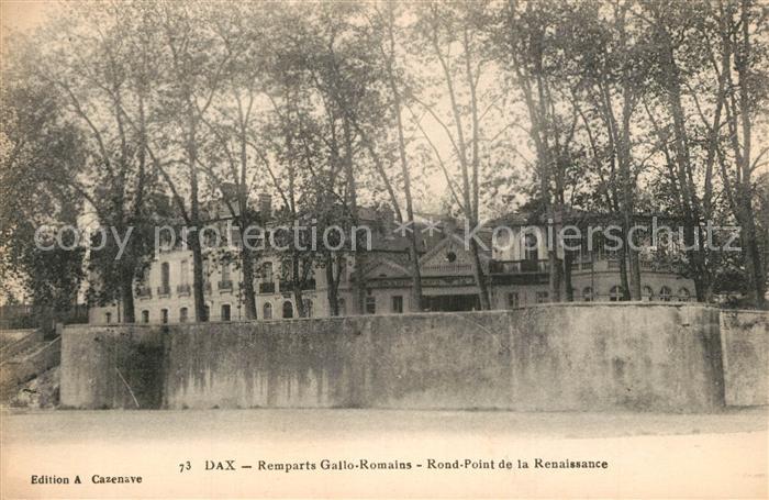 Dax Landes Remparts Gallo Romains Rond Point de la Renaissance