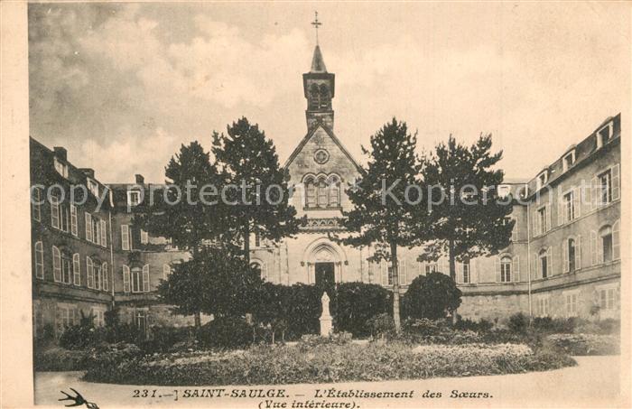 Saint-Saulge Etablissement des Soeurs vue intérieure