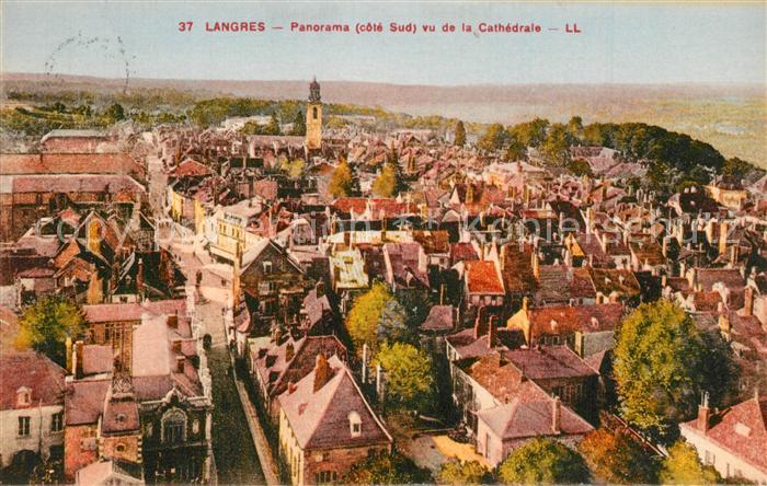 Langres Panorama vu de la Cathedrale