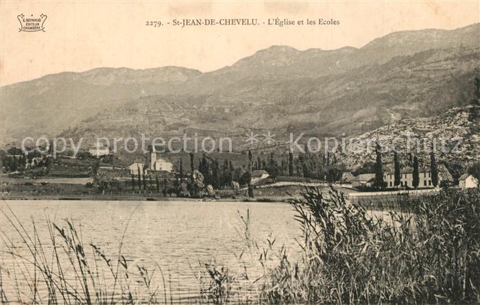 Saint-Jean-de-Chevelu Panorama Eglise et les Ecoles