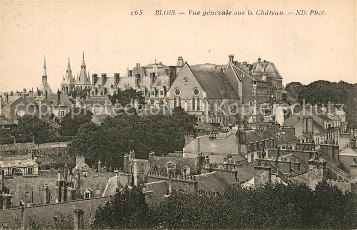 Blois 41 Vue Generale sur le Chateau