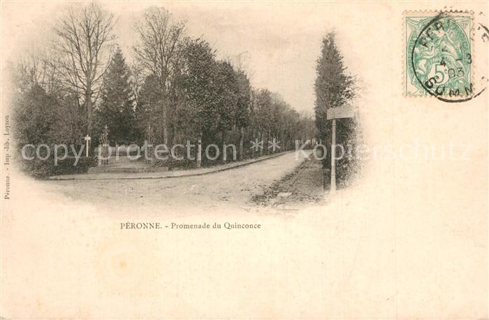 Peronne 80 Somme Promenade du Quinconce