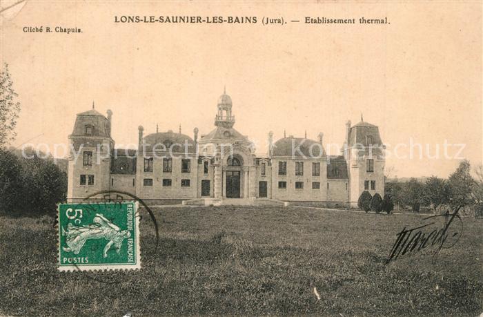 Lons-le-Saunier Jura Etablissement thermal