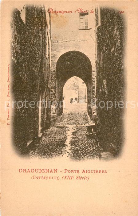 Draguignan Porte Aiguières intérieur XIIIe siècle