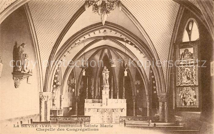La Seyne-sur-Mer Institution Sainte Marie Chapelle des Congrégations