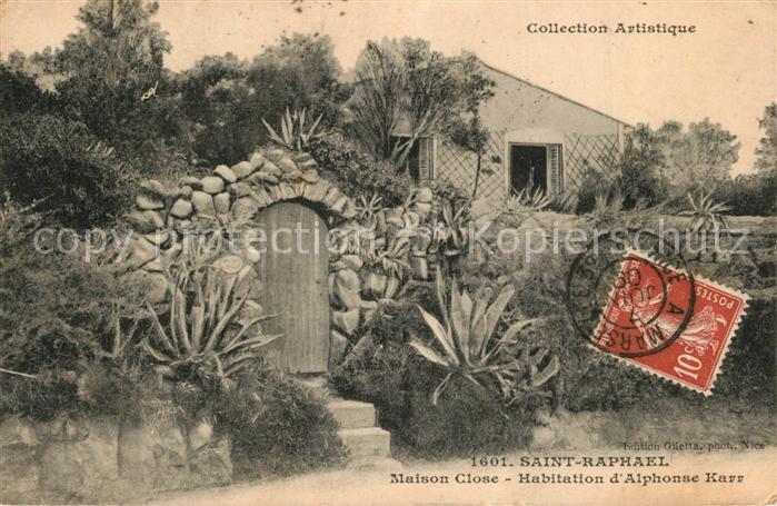Saint-Raphael Var Maison Close Habitation d_Alphonse Karr