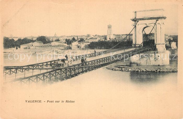 Valence 26 Pont sur le Rhône