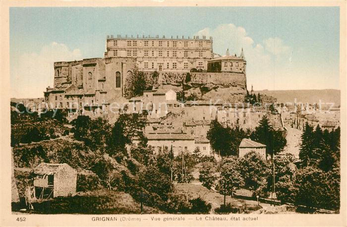 Grignan Vue Generale Chateau