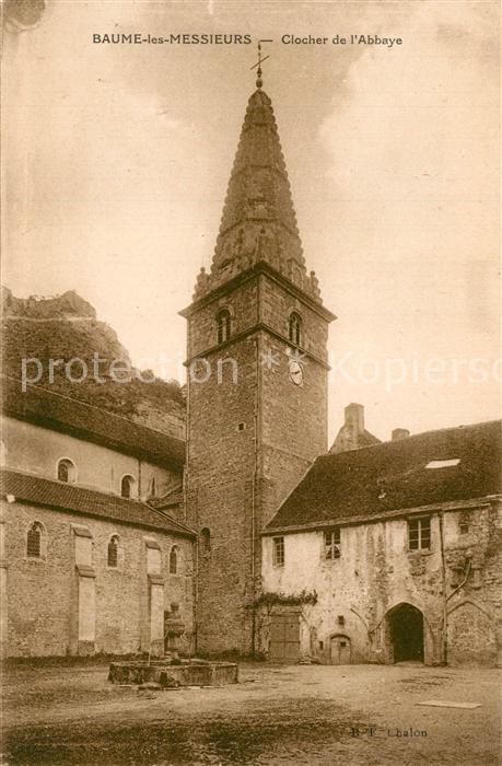 Baume-les-Messieurs Clocher de l'Abbaye