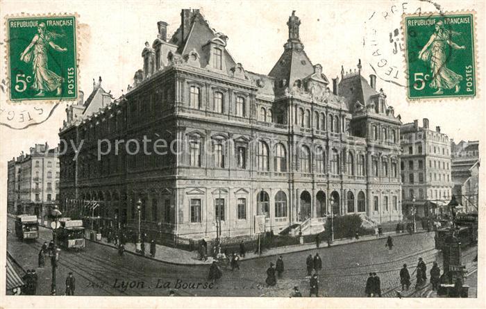 Lyon France La Bourse