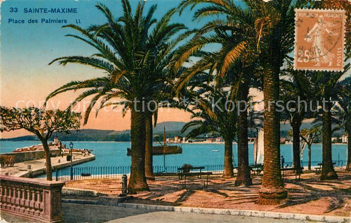 Sainte Maxime sur Mer Var Place des Palmiers Côte d Azur