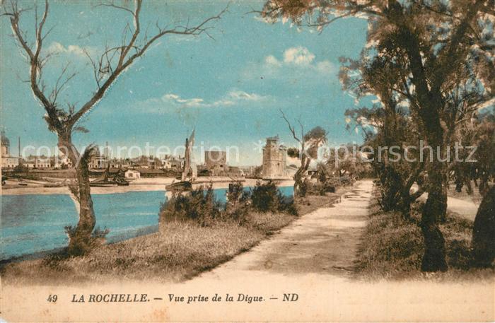 La Rochelle Charente-Maritime Vue prise de la Digue