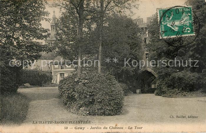 Gray Haute Saone Jardin du Chateau la Tour