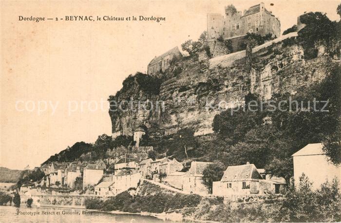 Beynac-et-Cazenac Chateau et la Dordogne