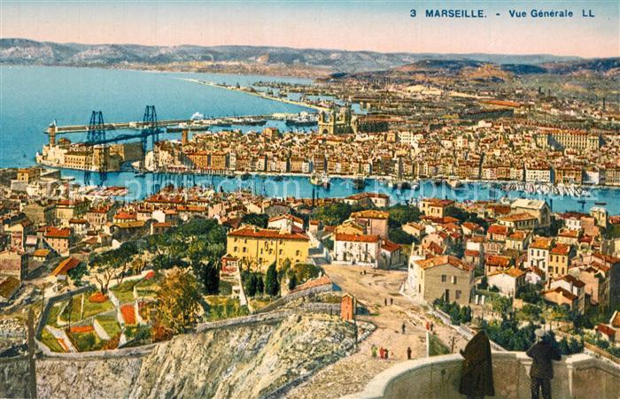 Marseille Bouches-du-Rhone Vue panoramique Port Côte d Azur