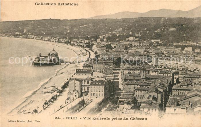 Nice Alpes Maritimes Vue Generale prise du Chateau Côte d_Az