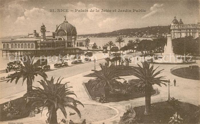 Nice Alpes Maritimes Palais de la Jetée et Jardin Public Mon