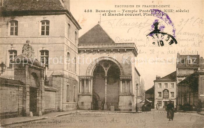 Besancon Doubs Temple Protestant XIIIe siècle et March