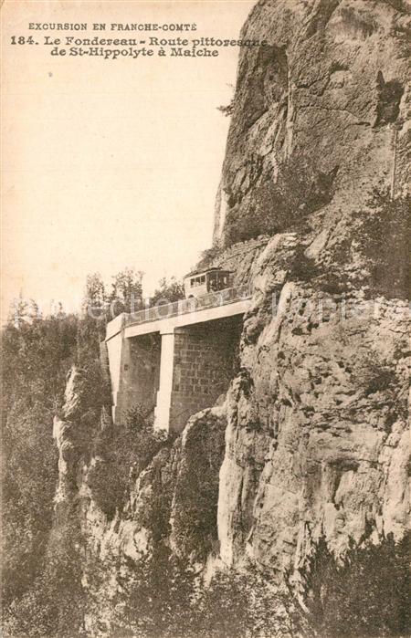 Saint-Hippolyte Doubs Le Fondereau Route pittoresque de St Hippolyte a Maîche