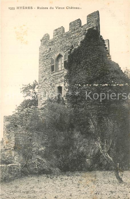 Hyeres les Palmiers Ruines du vieux Chateau