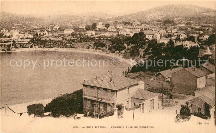 Bandol Anse de Renécros Côte d Azur