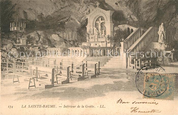 La Sainte Baume Intérieur de la Grotte