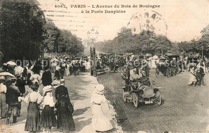 Paris Avenue du Bois de Boulogne a la Porte Dauphine